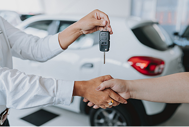 Buy a car or rent? Guerin helps