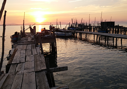 palatial pier of Carrasqueira, comporta